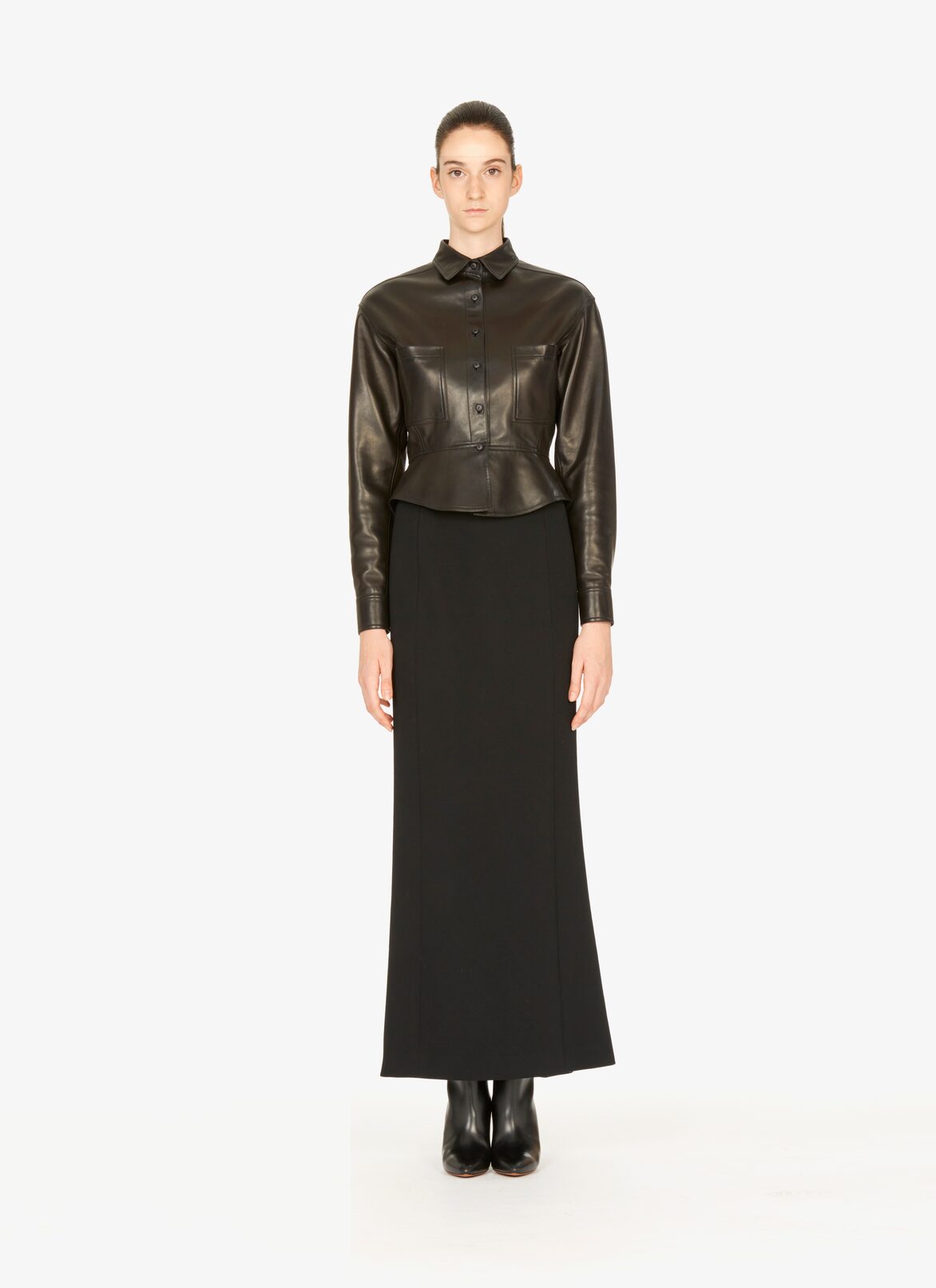 Alaïa Edition 1993 Leather Shirt ALAÏA BLACK ALAÏA EDITION 1993 LEATHER SHIRT